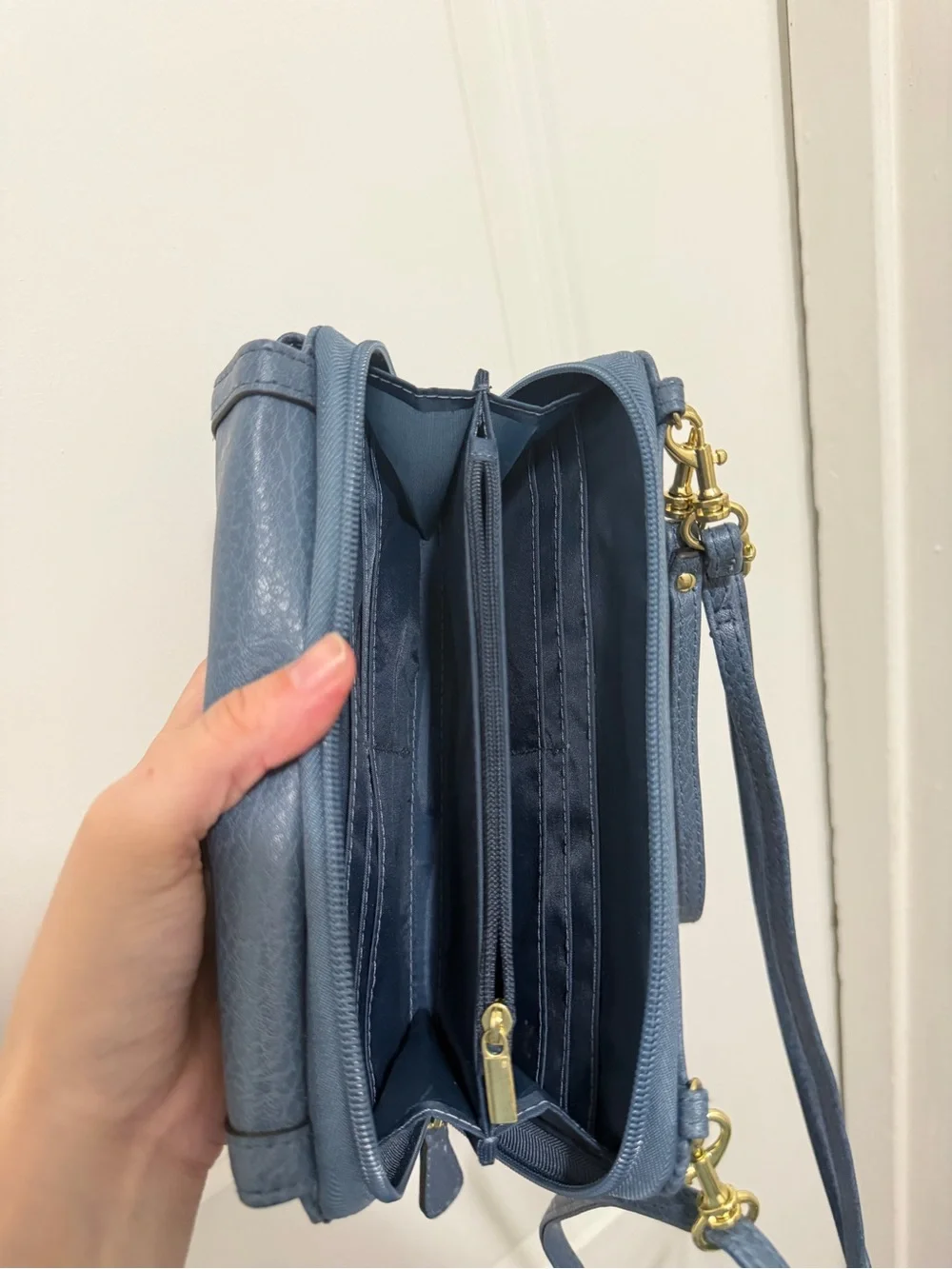 Everyday Convertible Wristlet Crossbody - Navy
